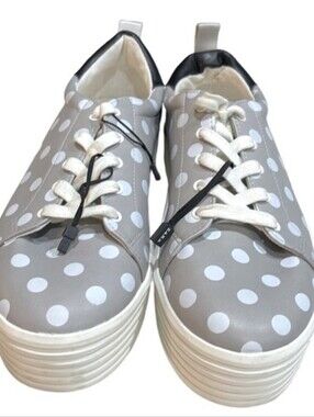 Zara Polka Dot Platform Sneakers